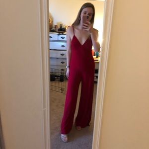 Red jumpsuit